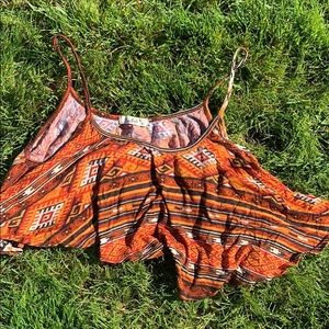 Bohemian chic crop top